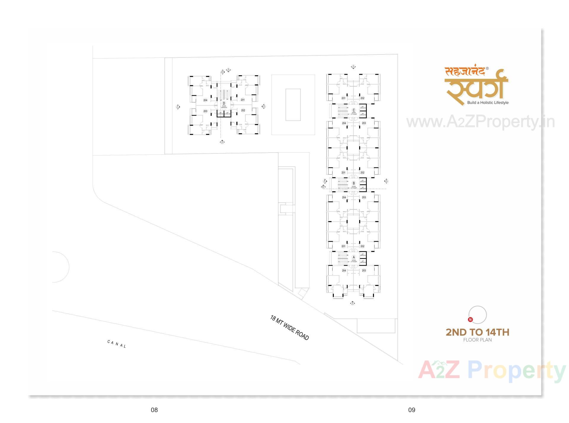  of real estate project Sahajanand Swarg located at Vavol, Gandhinagar, Gujarat