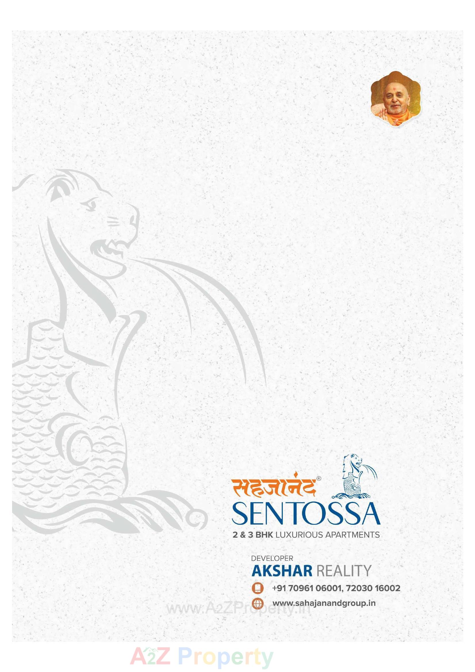  of real estate project Sahjanand Sentossa located at Pethapur, Gandhinagar, Gujarat