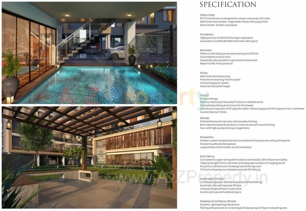 3D Elevation of real estate project Sai Exotica located at Nana-chiloda, Gandhinagar, Gujarat