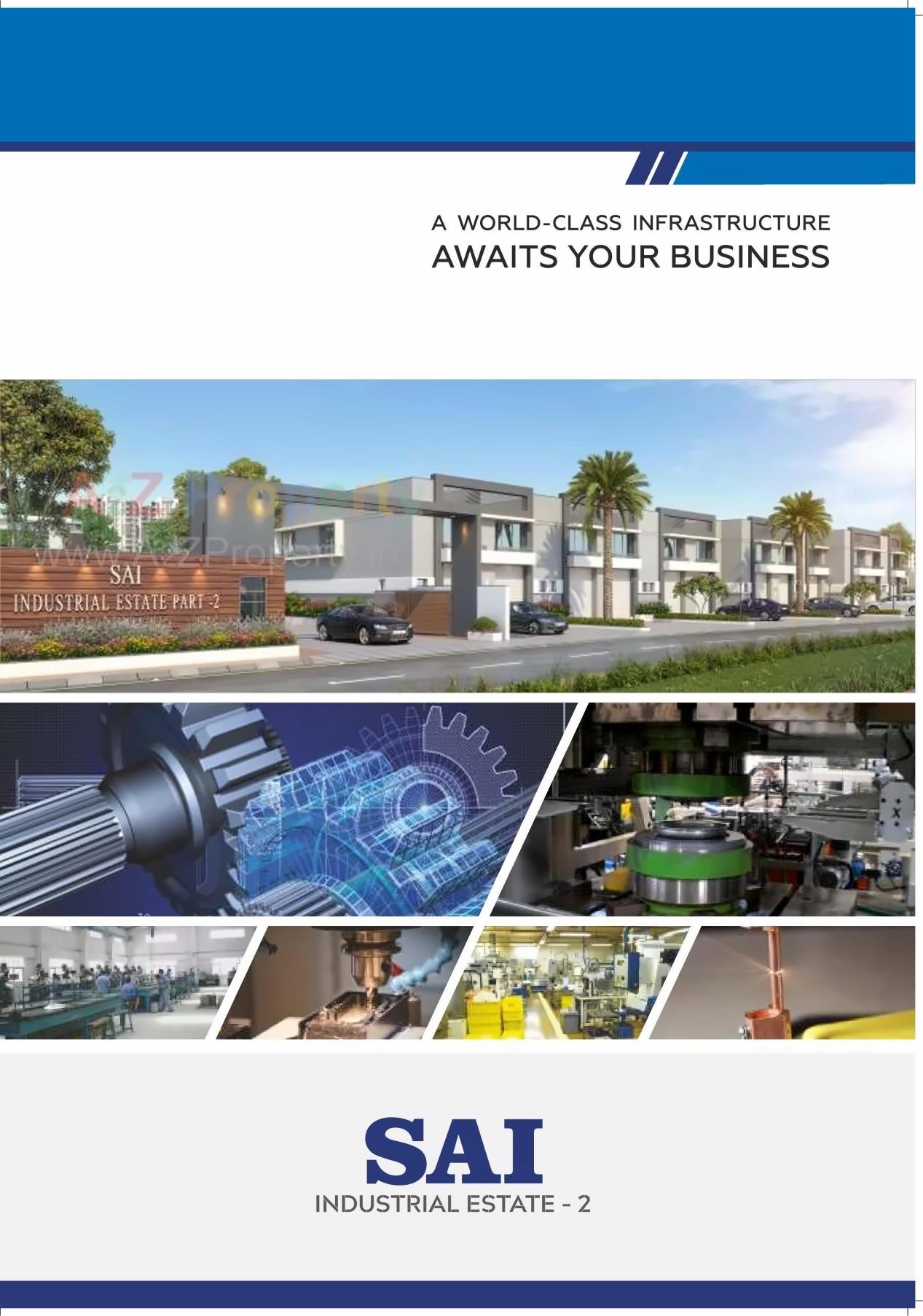 3D Elevation of real estate project Sai Industrial Estate located at Ranasan, Gandhinagar, Gujarat