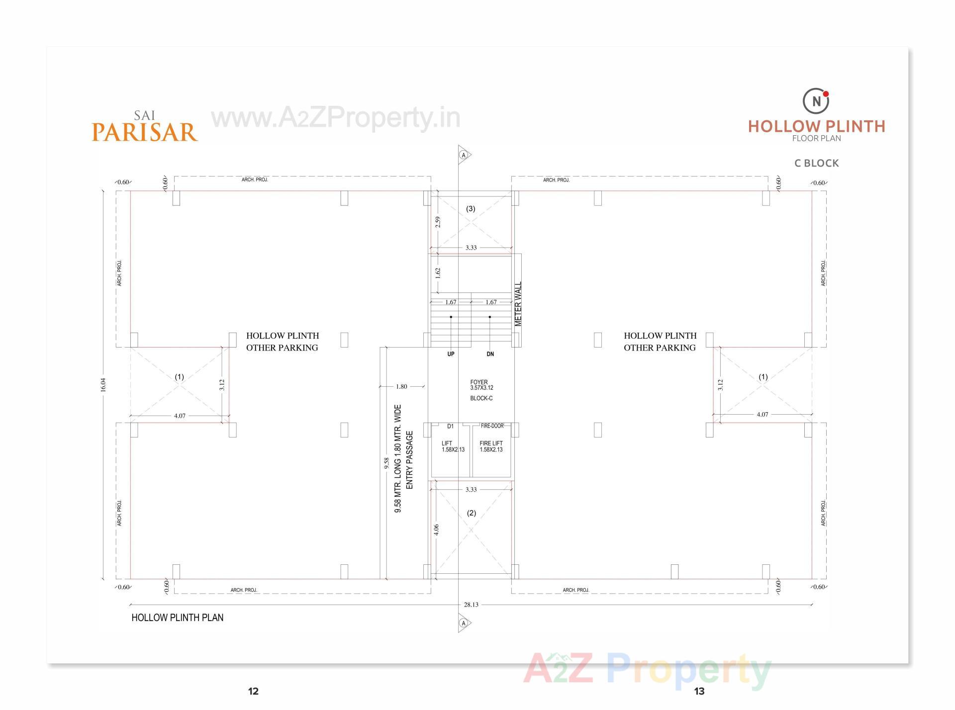  of real estate project Sai Parisar located at Chiloda, Gandhinagar, Gujarat