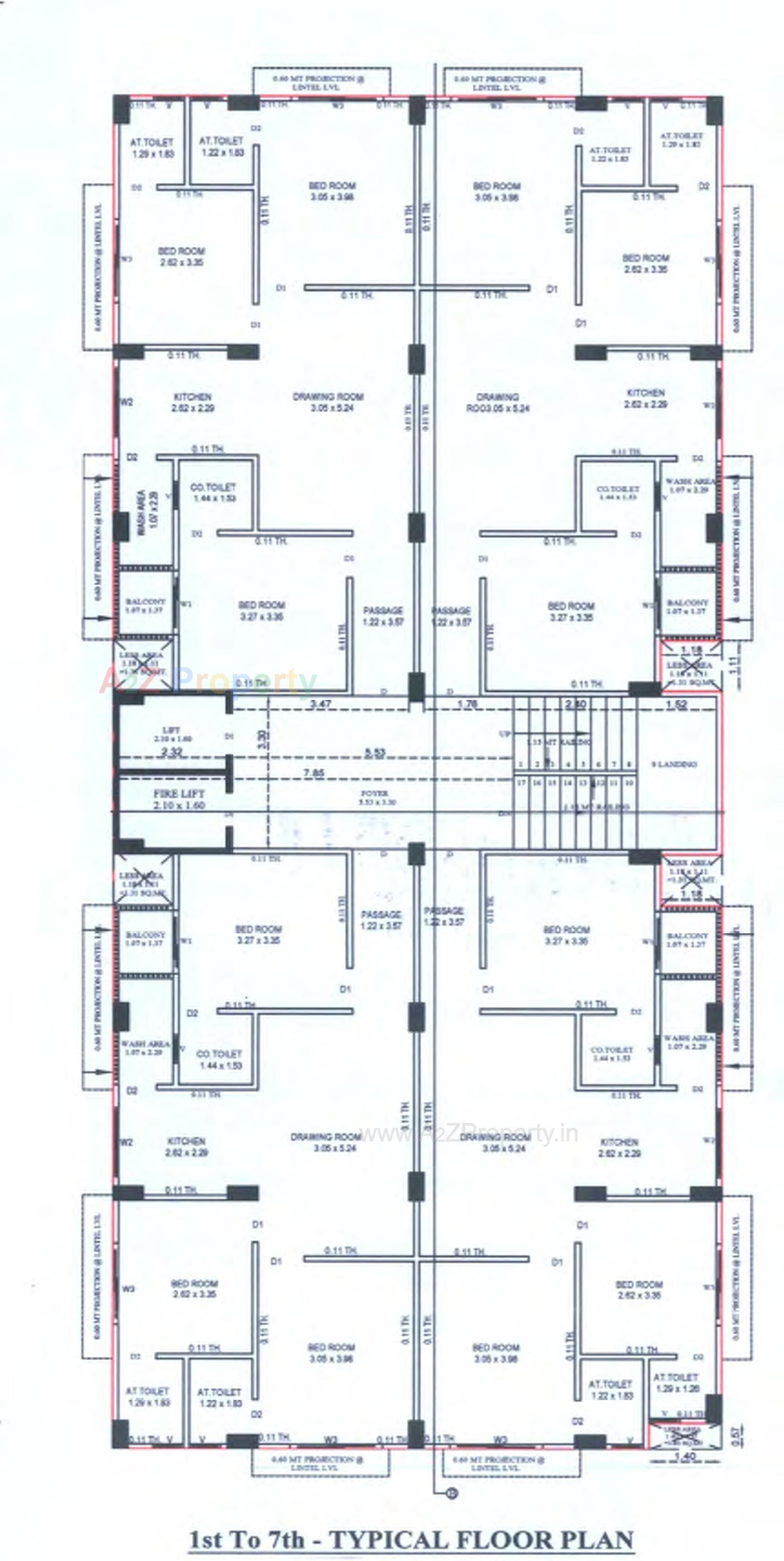 Layout of real estate project Saket Heaven located at Chiloda, Gandhinagar, Gujarat