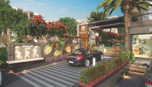 Elevation of real estate project Samanvay Residency located at Sama, Gandhinagar, Gujarat