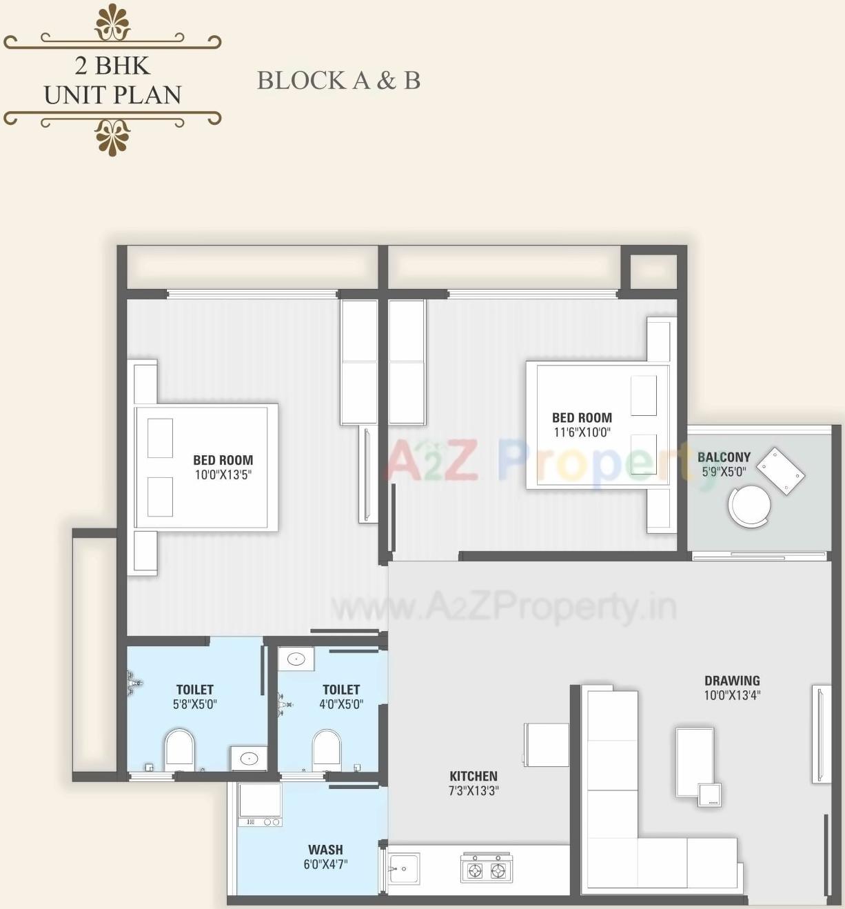Layout of real estate project Samanvay Residency located at Sama, Gandhinagar, Gujarat