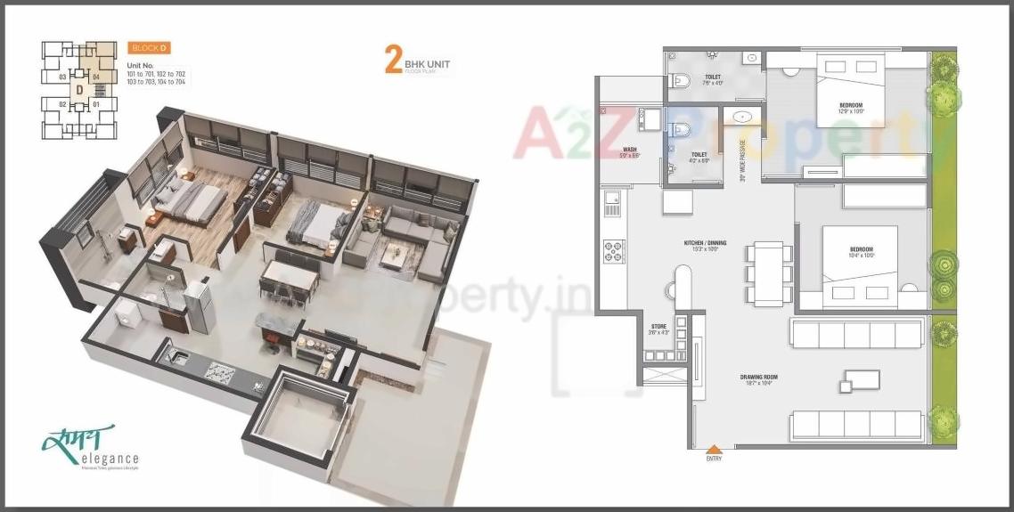 Layout of real estate project Samay Elegance located at Koba, Gandhinagar, Gujarat