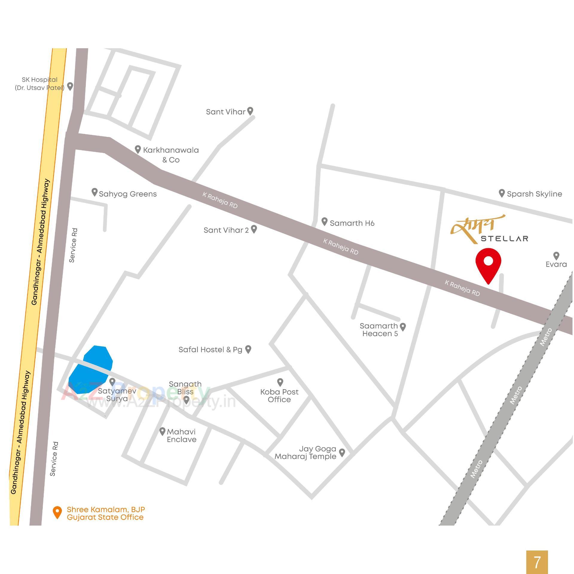  of real estate project Samay Stellar located at Koba, Gandhinagar, Gujarat