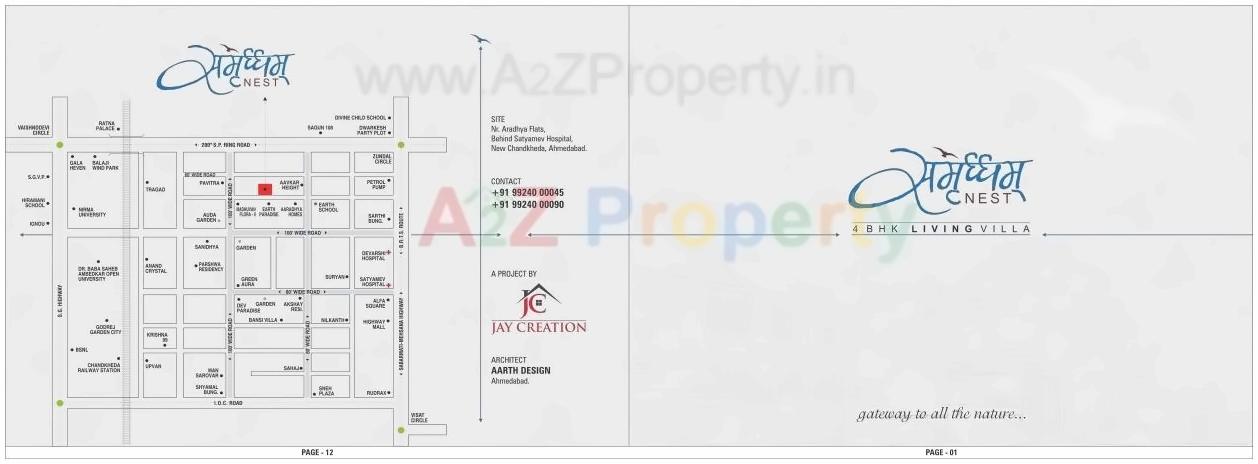  of real estate project Samruddham Nest located at Zundal, Gandhinagar, Gujarat