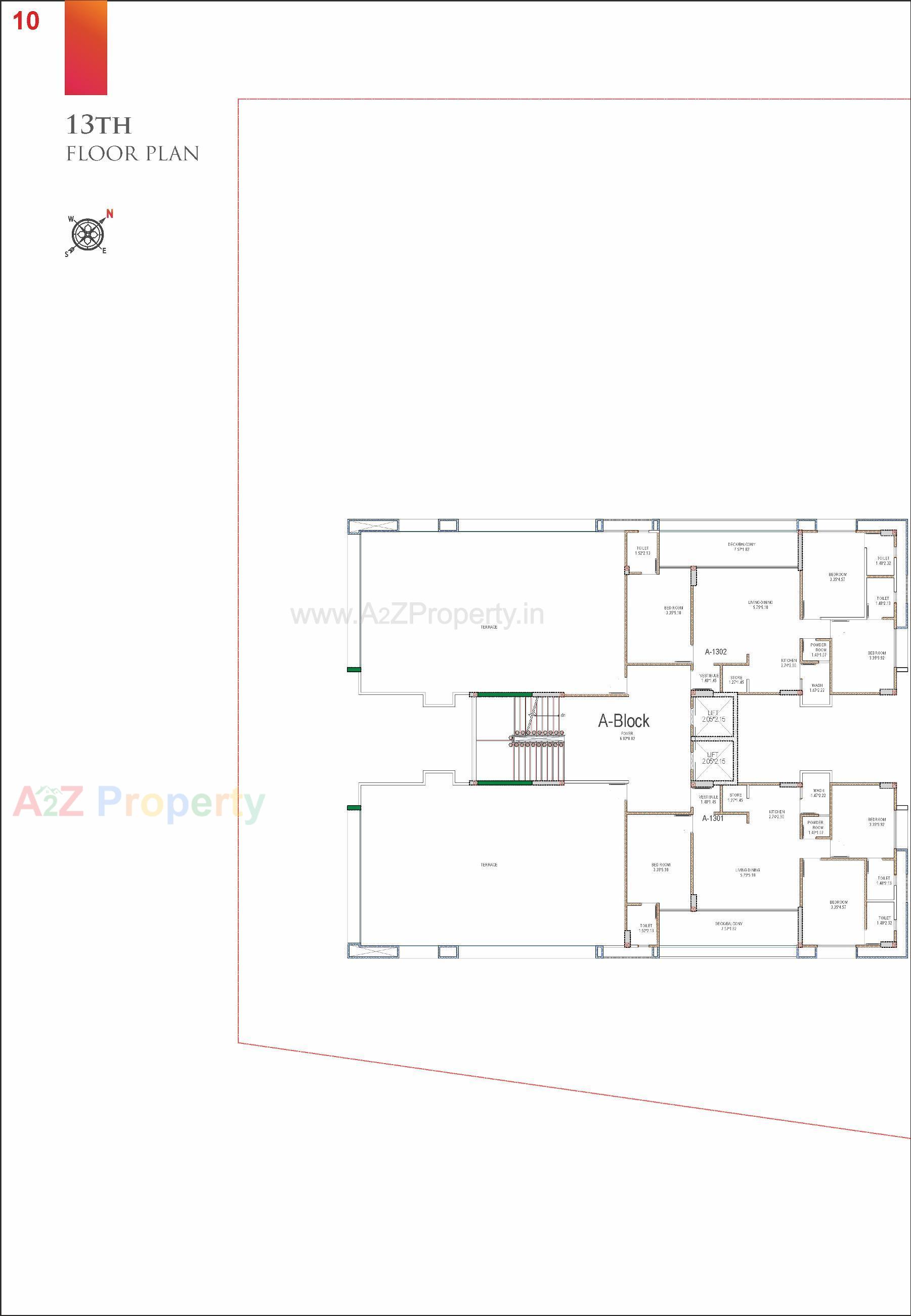 Layout of real estate project Samved Amara located at Sargasan, Gandhinagar, Gujarat