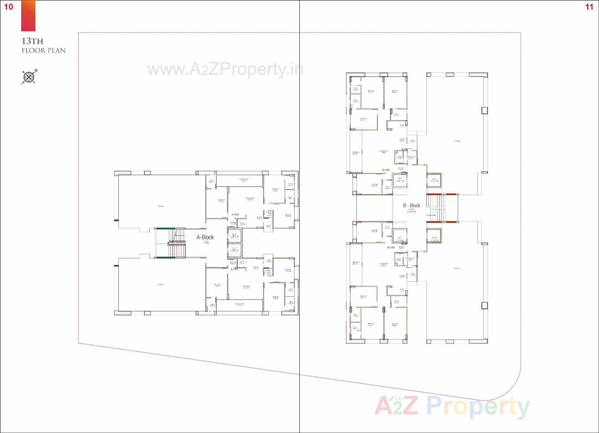 Layout of real estate project Samved Amara located at Sargasan, Gandhinagar, Gujarat