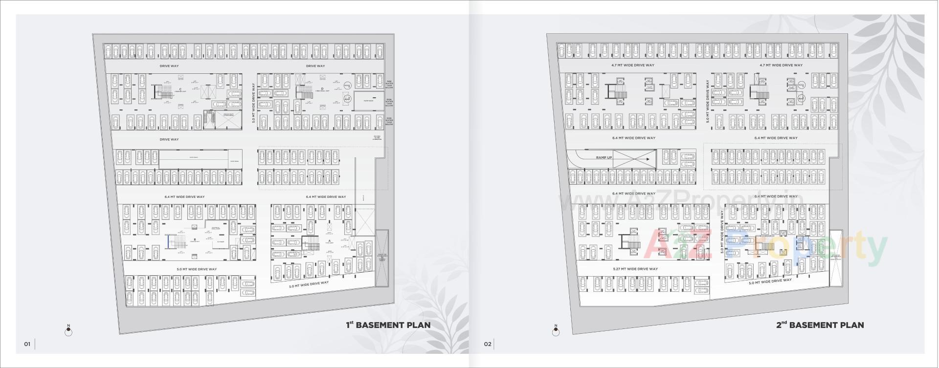Layout of real estate project Sandalwood located at Gandhinagar, Gandhinagar, Gujarat