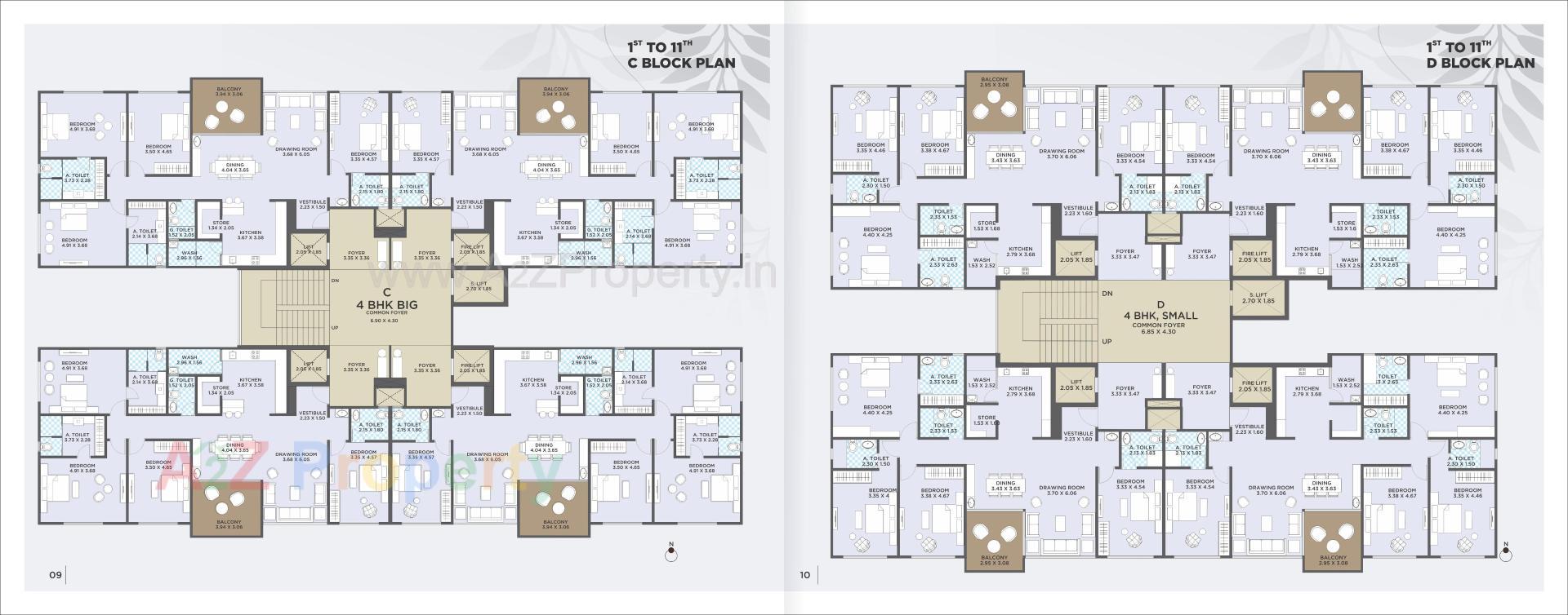 Layout of real estate project Sandalwood located at Gandhinagar, Gandhinagar, Gujarat
