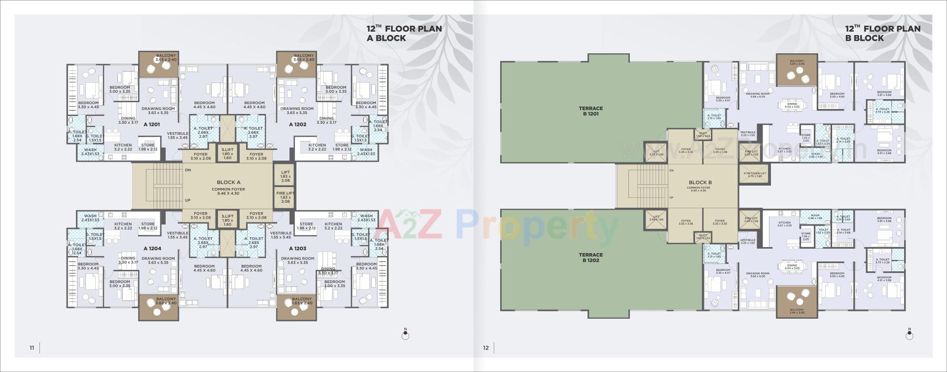 Layout of real estate project Sandalwood located at Gandhinagar, Gandhinagar, Gujarat