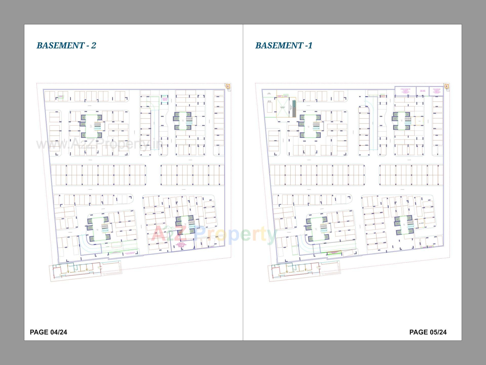 Layout of real estate project Sandalwood located at Randesan, Gandhinagar, Gujarat