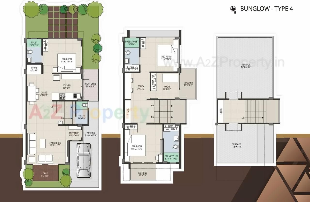 Layout of real estate project Sanidhya located at Borisana, Gandhinagar, Gujarat