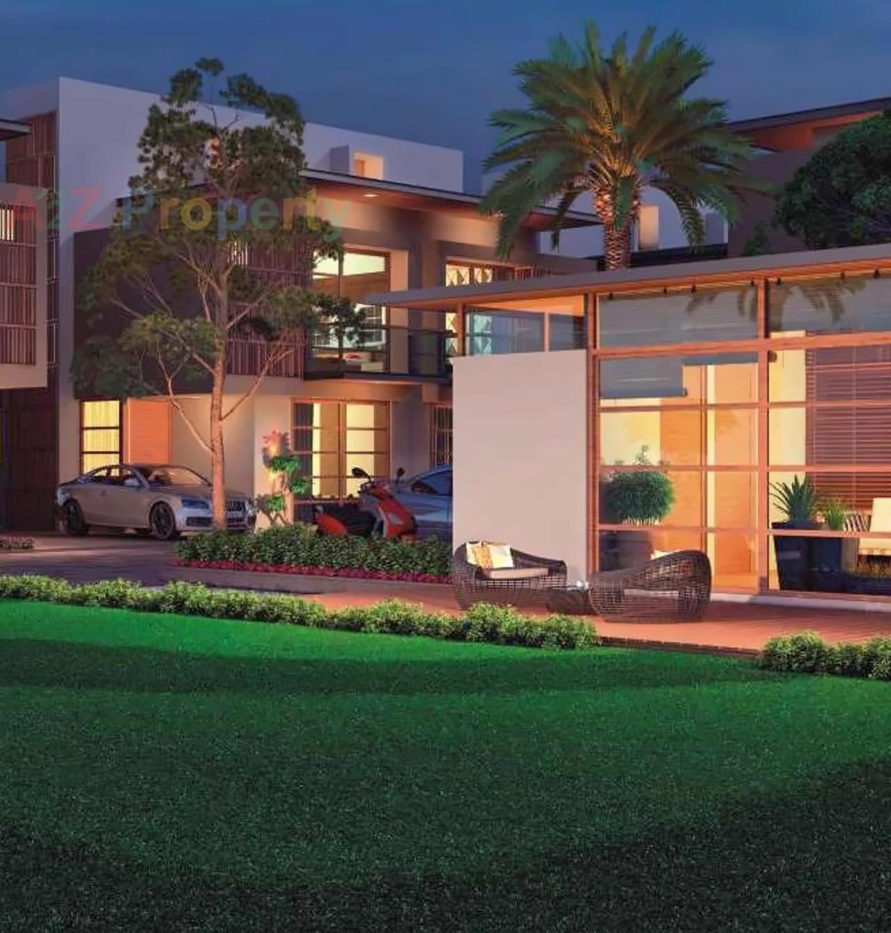 3D Elevation of real estate project Sanidhya located at Borisana, Gandhinagar, Gujarat