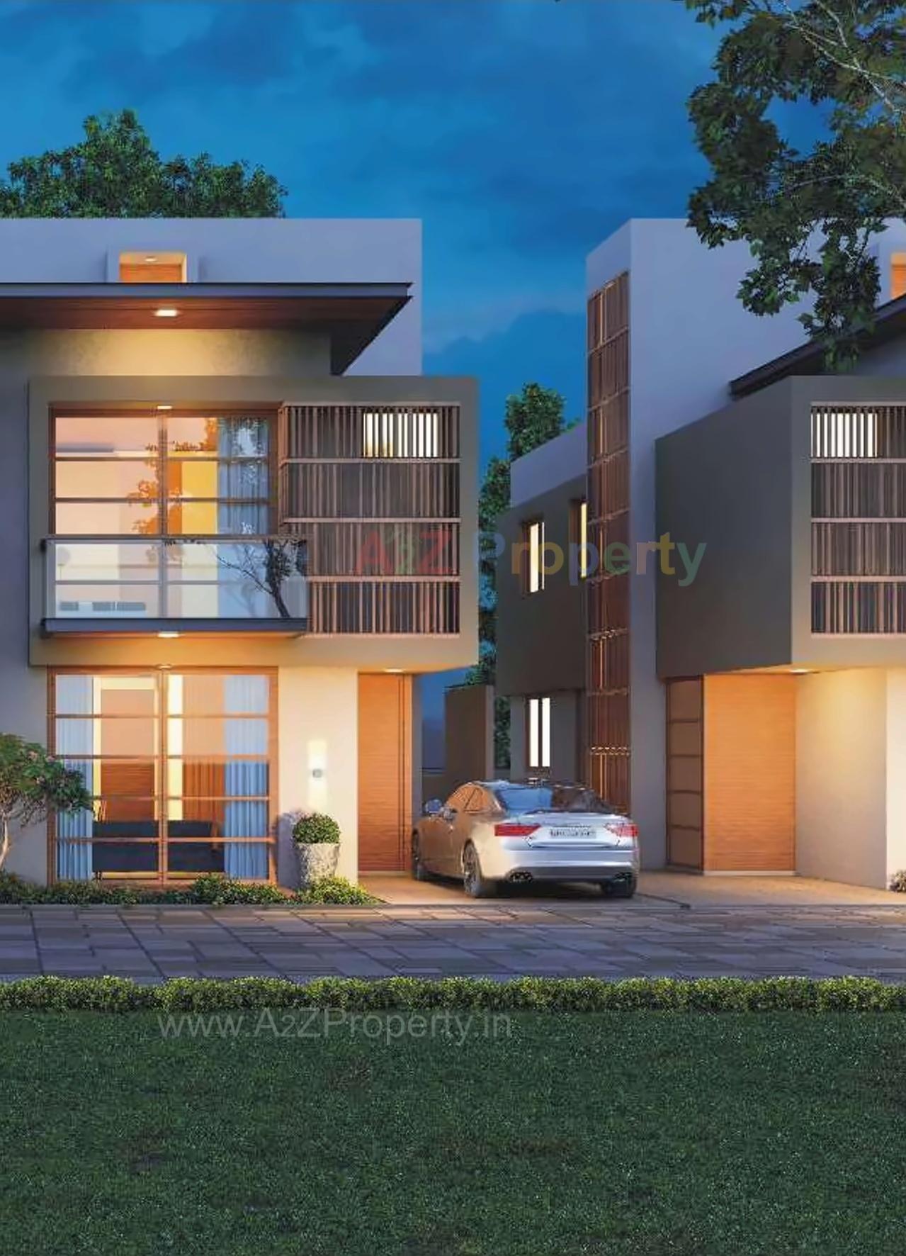 3D Elevation of real estate project Sanidhya located at Borisana, Gandhinagar, Gujarat