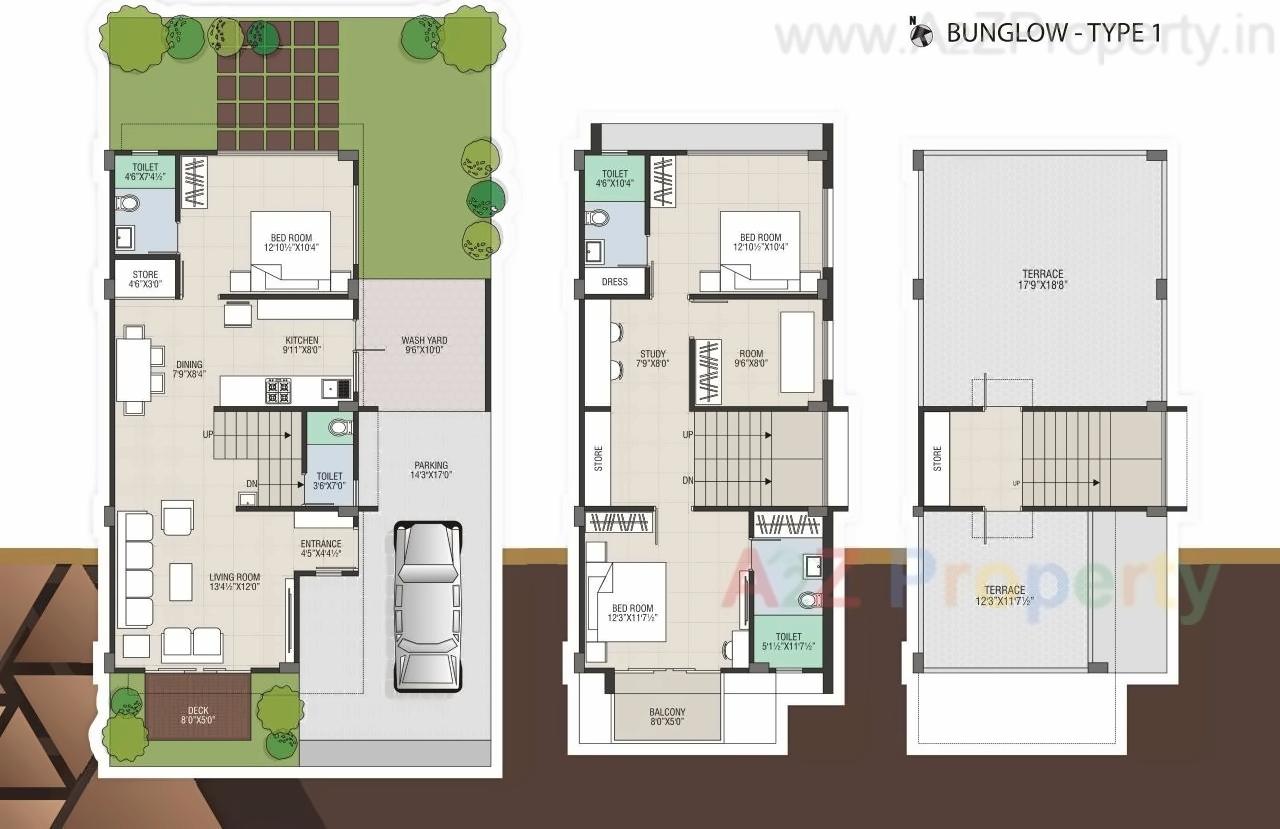 Layout of real estate project Sanidhya located at Borisana, Gandhinagar, Gujarat
