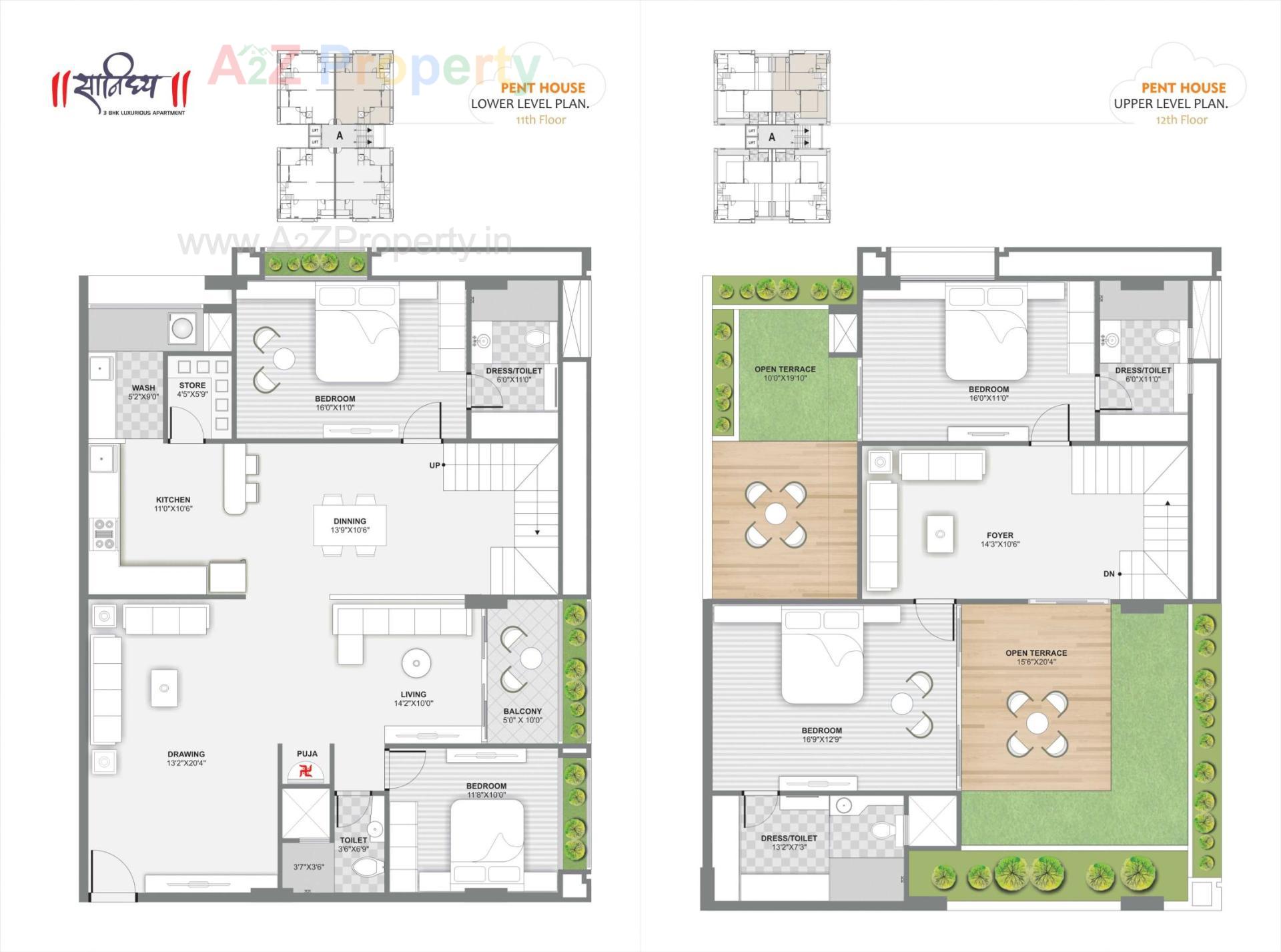 Layout of real estate project Sanidhya located at Gandhinagar, Gandhinagar, Gujarat