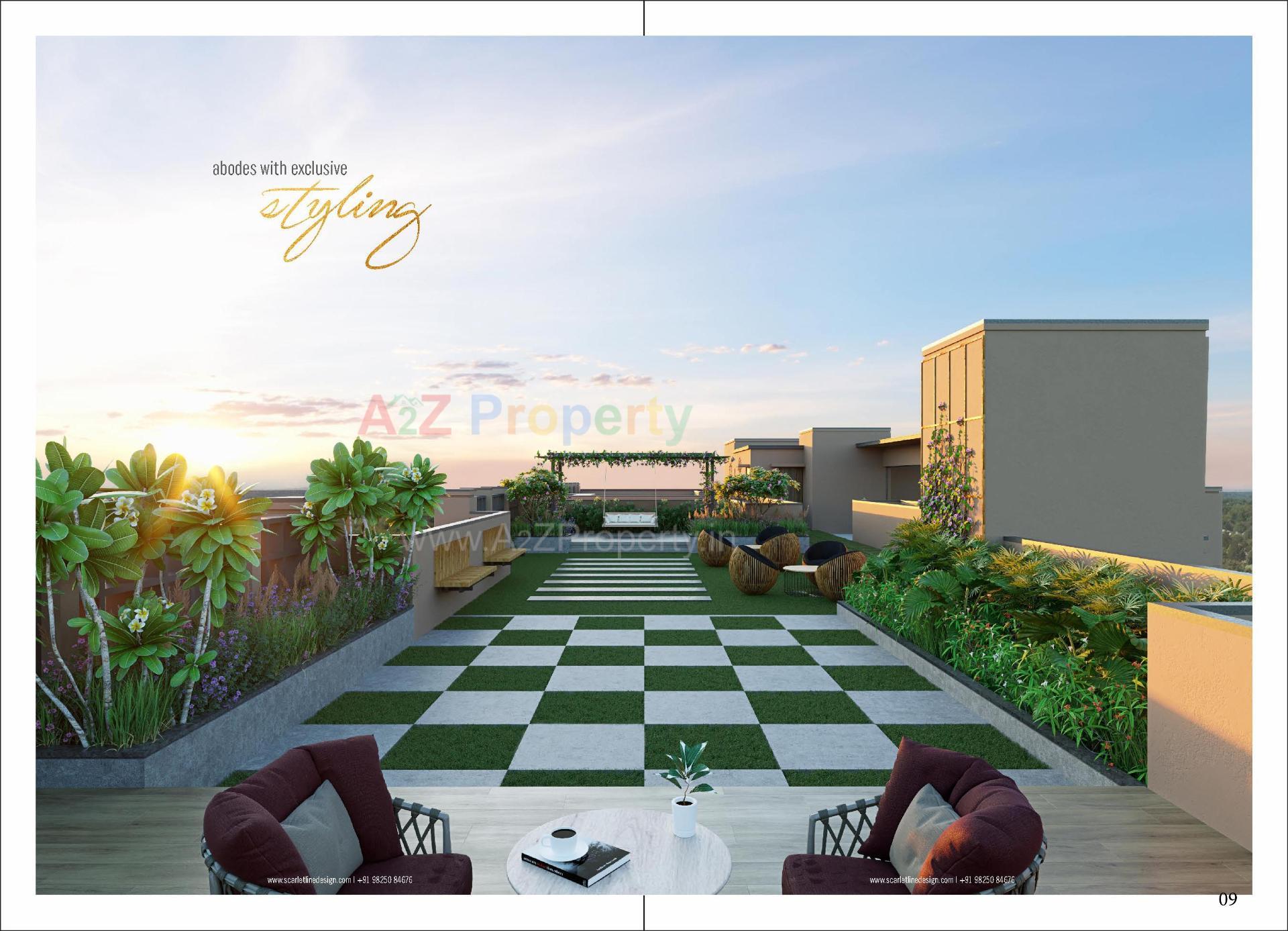 3D Elevation of real estate project Sankalp Green located at Koteshwar, Gandhinagar, Gujarat