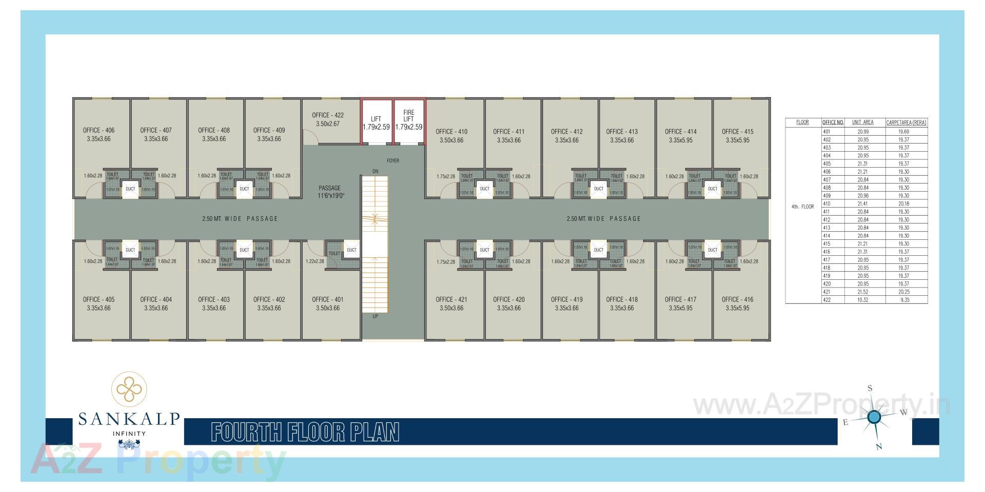 Layout of real estate project Sankalp Infinity located at Chiloda, Gandhinagar, Gujarat