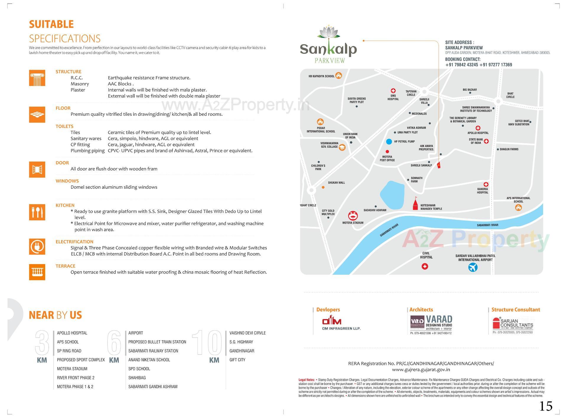  of real estate project Sankalp Parkview located at Koteshwar, Gandhinagar, Gujarat