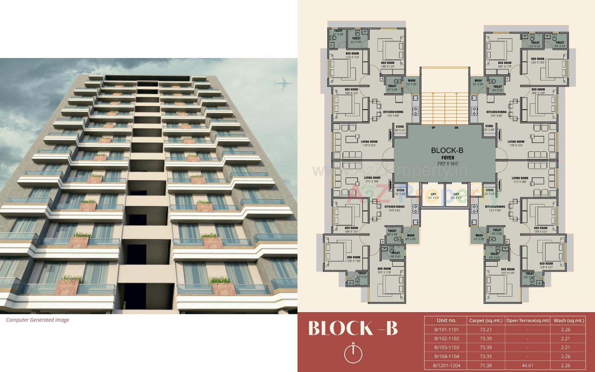 Layout of real estate project Sankalp Riverview located at Ahmedabad, Gandhinagar, Gujarat