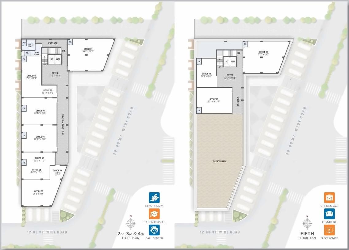 Layout of real estate project Sanskruti Signius located at Sargasan, Gandhinagar, Gujarat