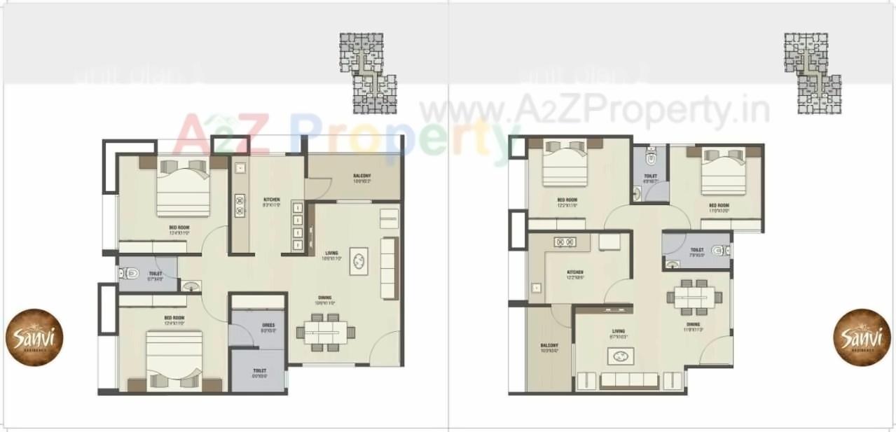 Layout of real estate project Sanvi Residency located at Dehgam, Gandhinagar, Gujarat