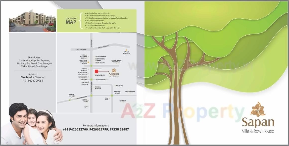  of real estate project Sapan Villa Raw Houses located at Piplaj, Gandhinagar, Gujarat