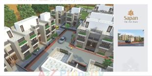 Elevation of real estate project Sapan Villa Raw Houses located at Piplaj, Gandhinagar, Gujarat