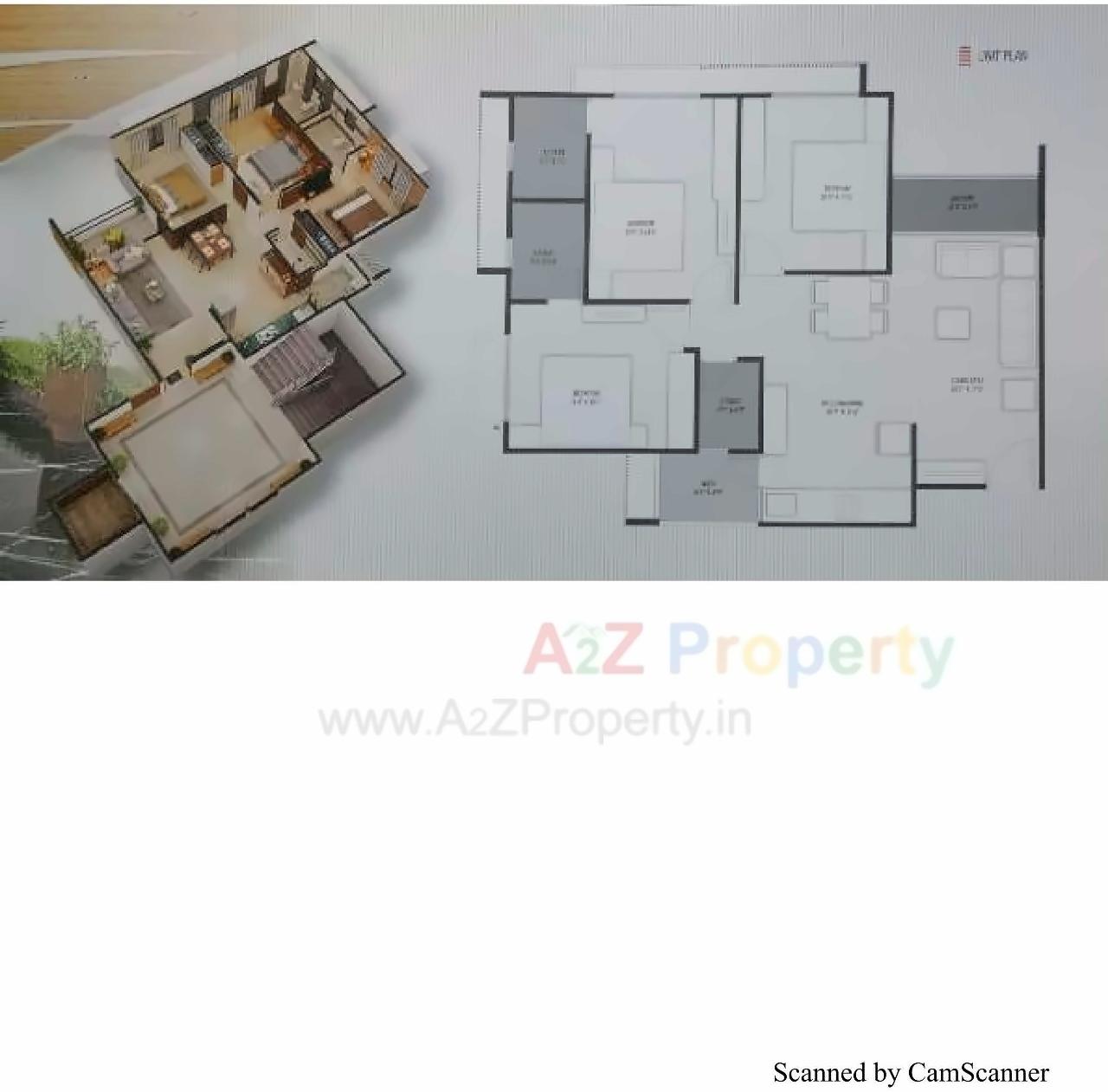 Layout of real estate project Saral Altezza located at Chandkheda, Gandhinagar, Gujarat