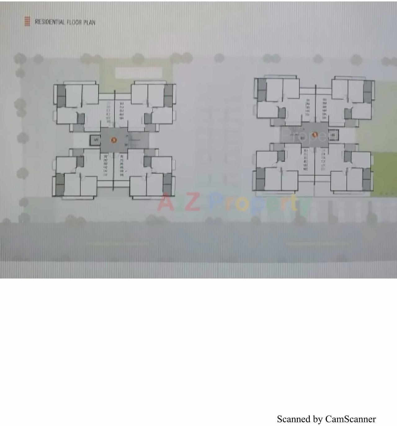 Layout of real estate project Saral Altezza located at Chandkheda, Gandhinagar, Gujarat