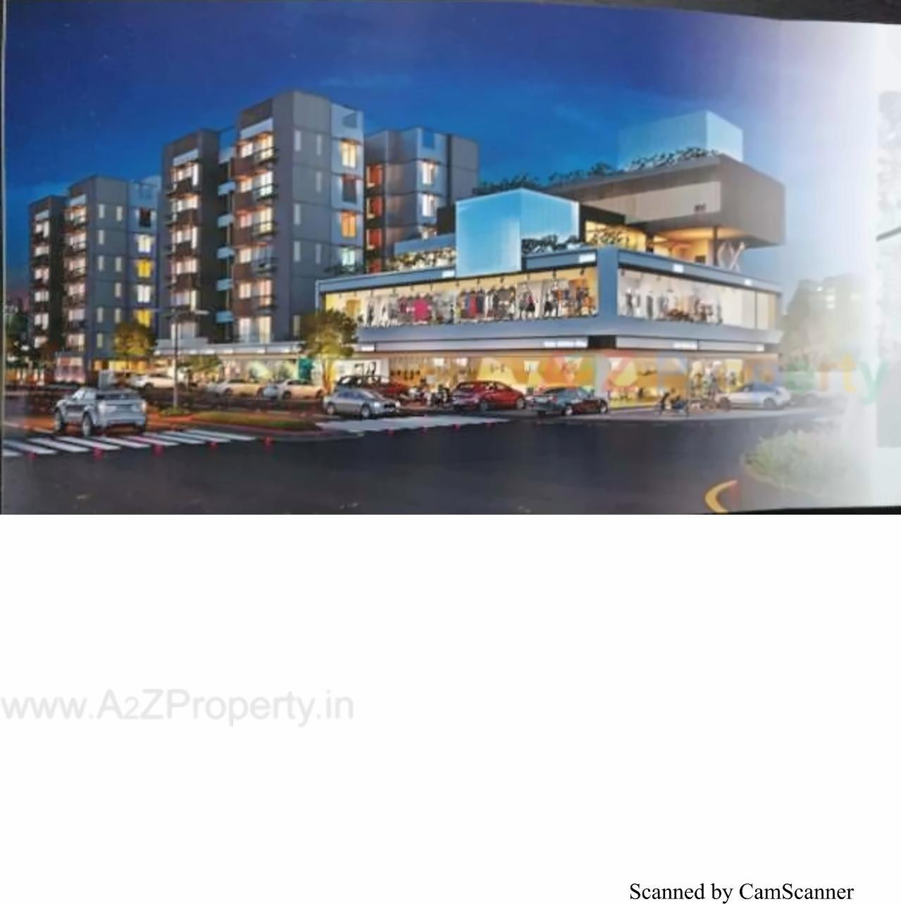 3D Elevation of real estate project Saral Altezza located at Chandkheda, Gandhinagar, Gujarat