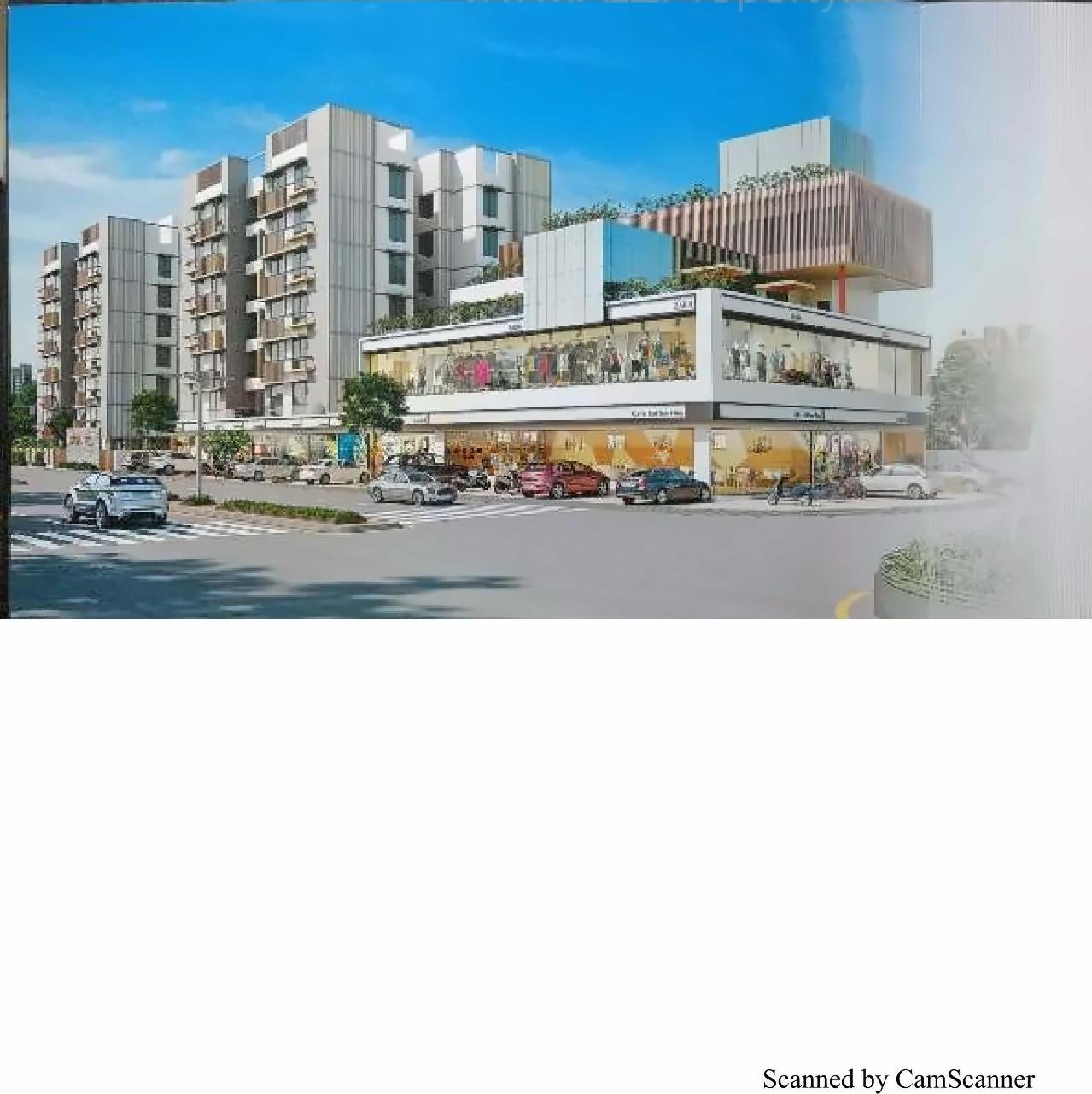 3D Elevation of real estate project Saral Altezza located at Chandkheda, Gandhinagar, Gujarat