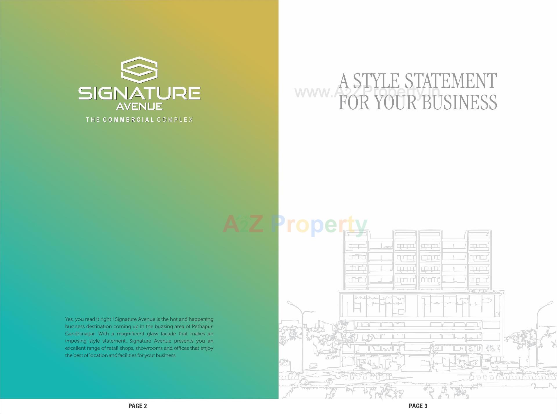  of real estate project Saral Arise Signature Avenue located at Pethapur, Gandhinagar, Gujarat