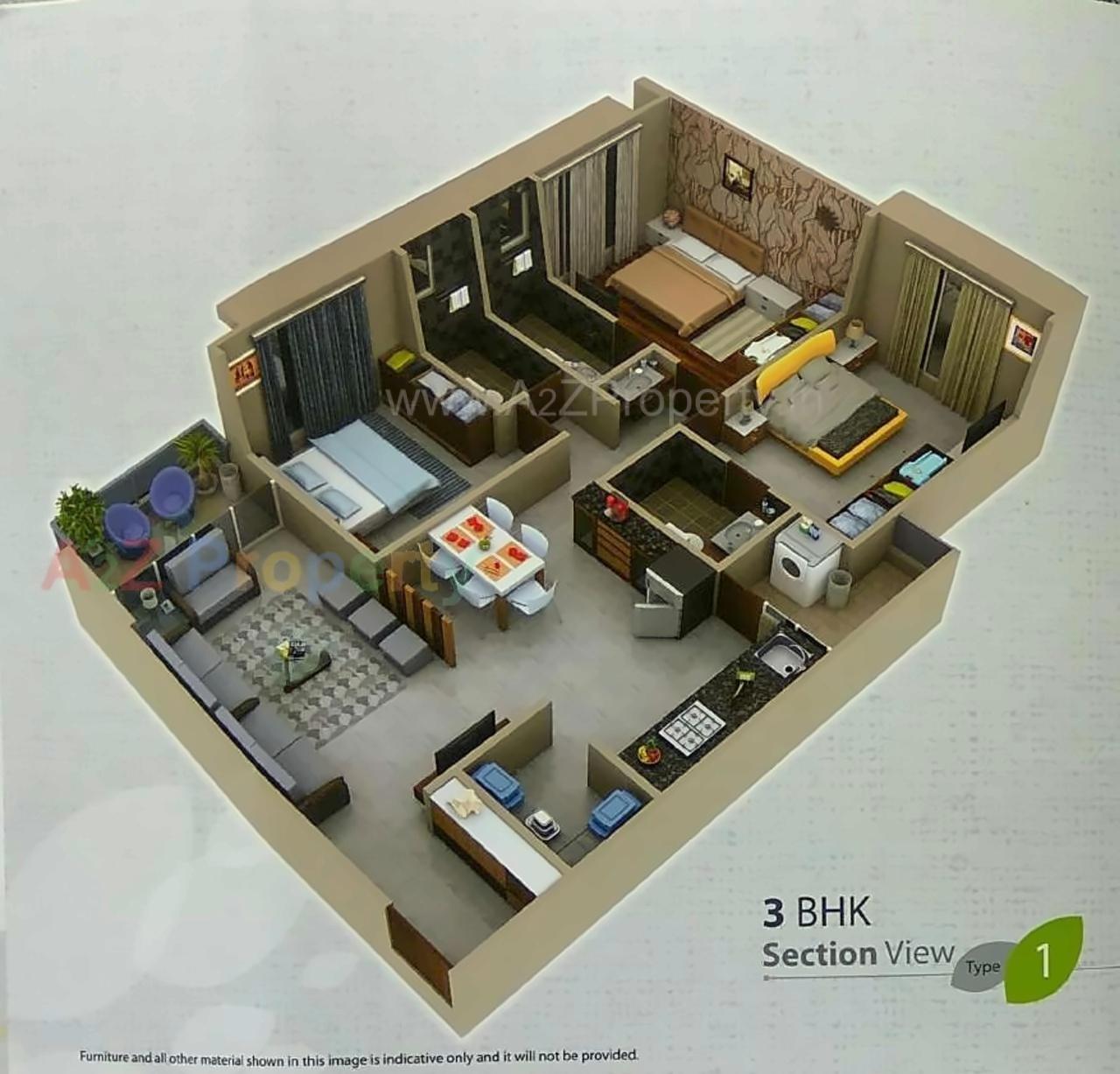 Layout of real estate project Saral Heights located at Kudasan, Gandhinagar, Gujarat