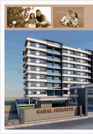 Elevation of real estate project Saral Heights located at Nanachiloda, Gandhinagar, Gujarat