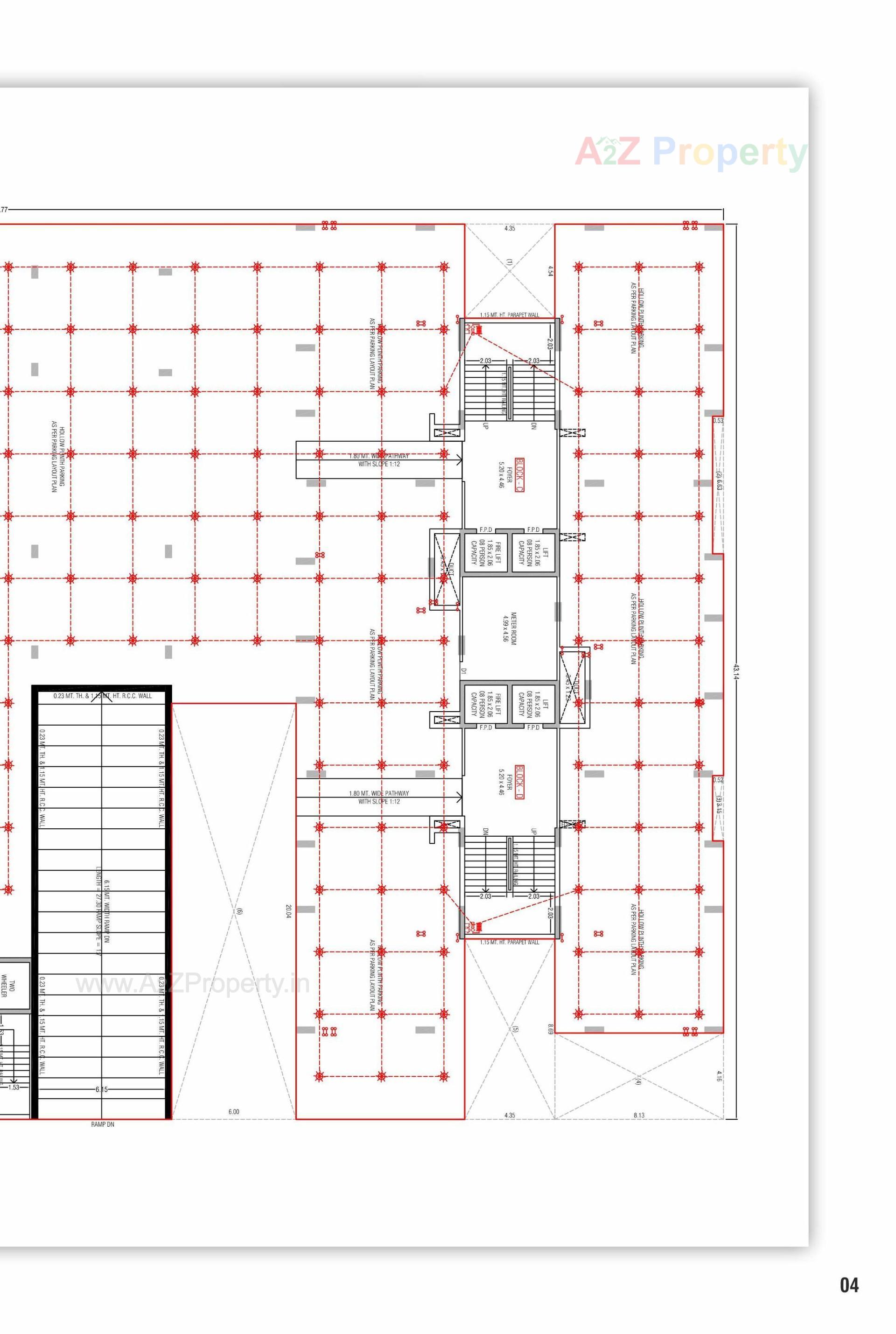 Layout of real estate project Sarjan Era located at Gandhinagar, Gandhinagar, Gujarat