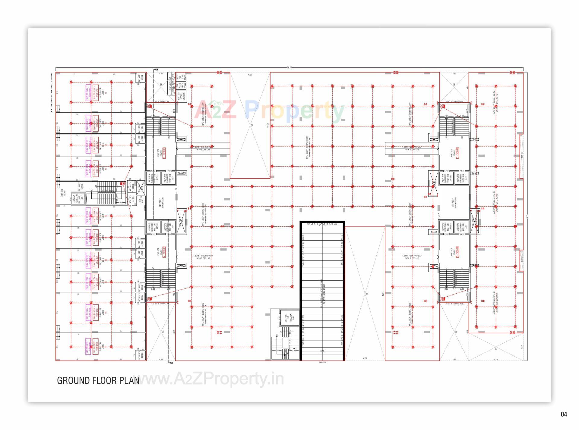 Layout of real estate project Sarjan Era located at Gandhinagar, Gandhinagar, Gujarat