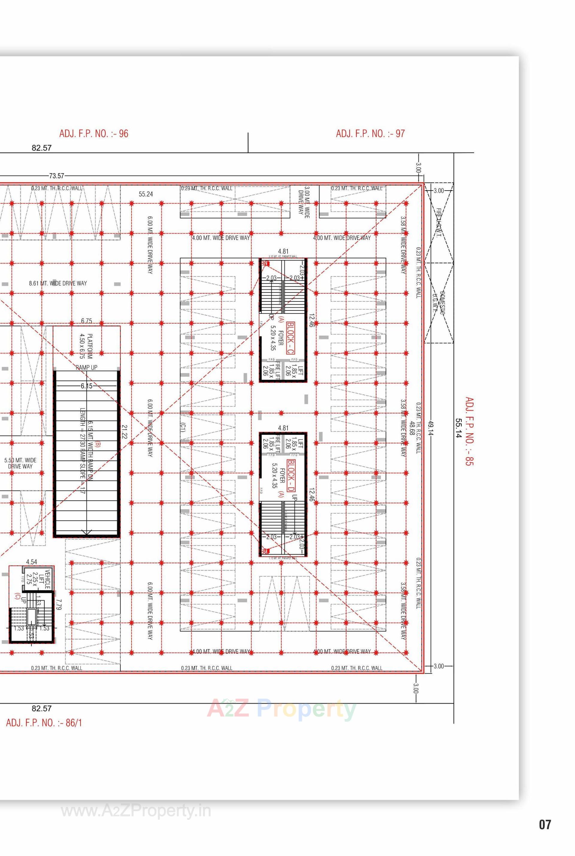 Layout of real estate project Sarjan Era located at Gandhinagar, Gandhinagar, Gujarat