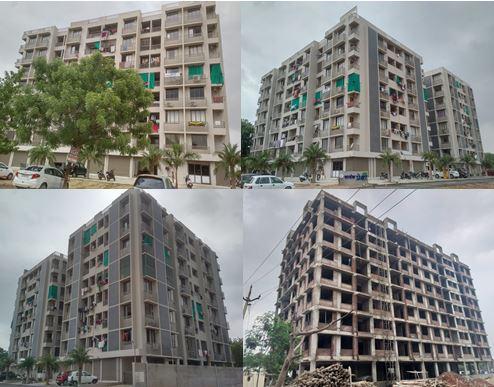 170425_const of real estate project Sarthak Preksha located at Kudasan, Gandhinagar, Gujarat
