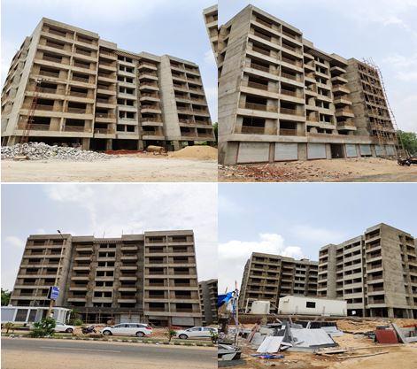 165959_const of real estate project Sarthak Shree Ganesh located at Koba, Gandhinagar, Gujarat