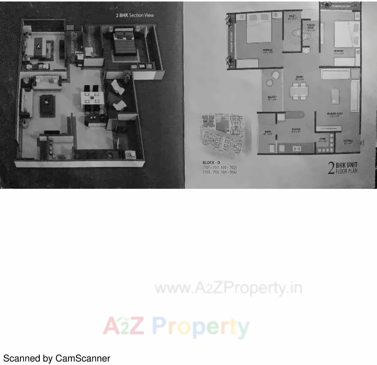 Layout of real estate project Sarthak Shree Ganesh located at Koba, Gandhinagar, Gujarat