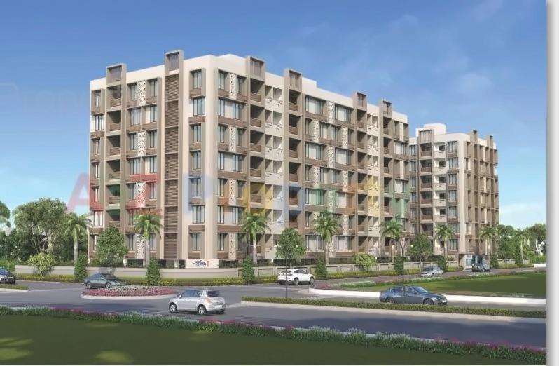 3D Elevation of real estate project Sarthak The Sarjak located at Kudasan, Gandhinagar, Gujarat