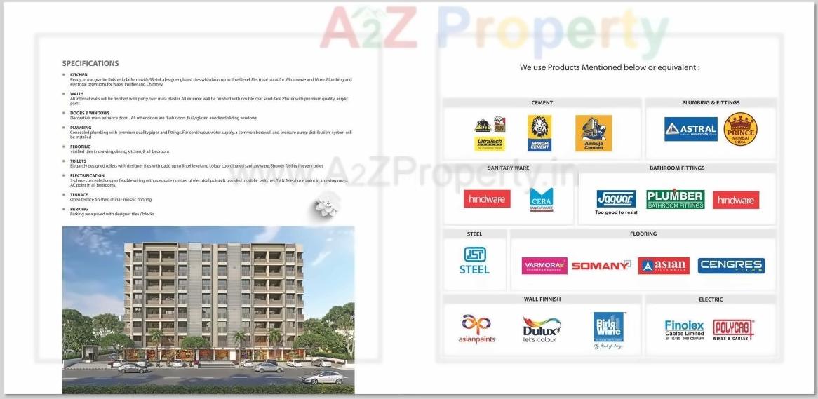  of real estate project Sarthak The Sarjak located at Kudasan, Gandhinagar, Gujarat