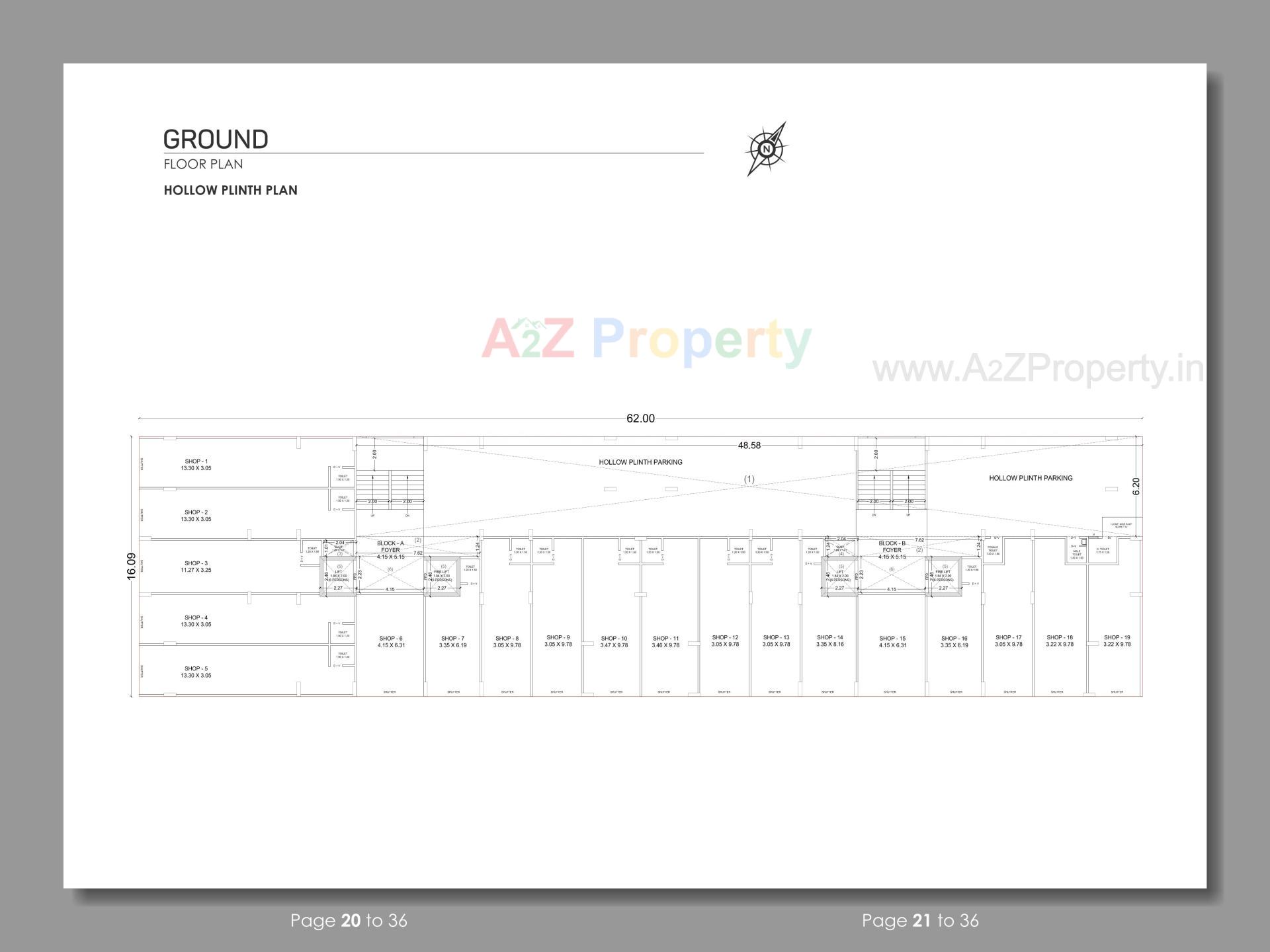 Layout of real estate project Sattva One located at Kudasan, Gandhinagar, Gujarat