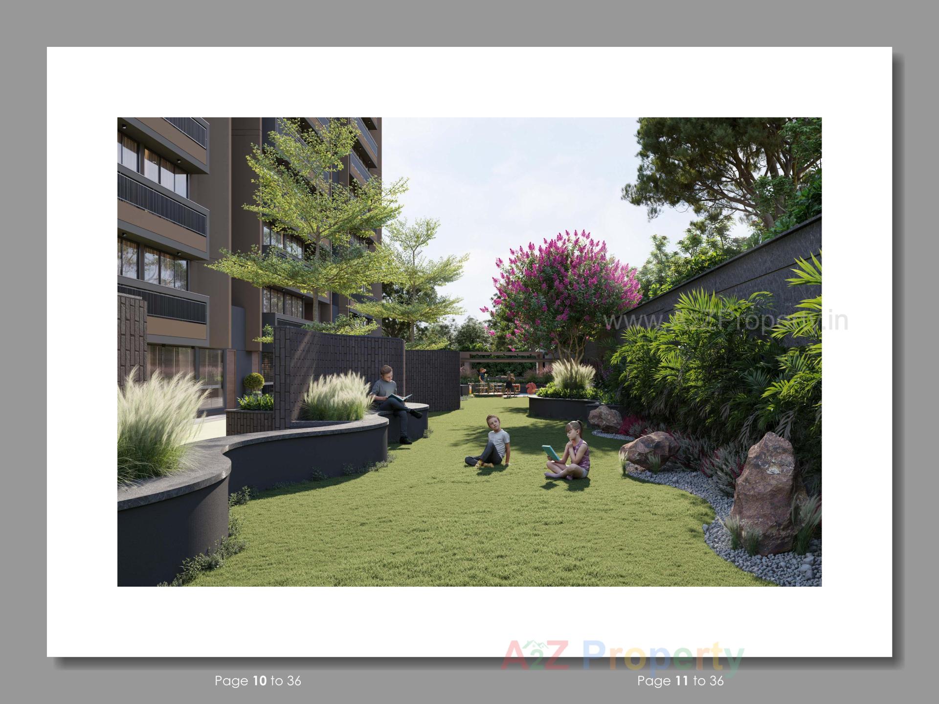 3D Elevation of real estate project Sattva One located at Kudasan, Gandhinagar, Gujarat