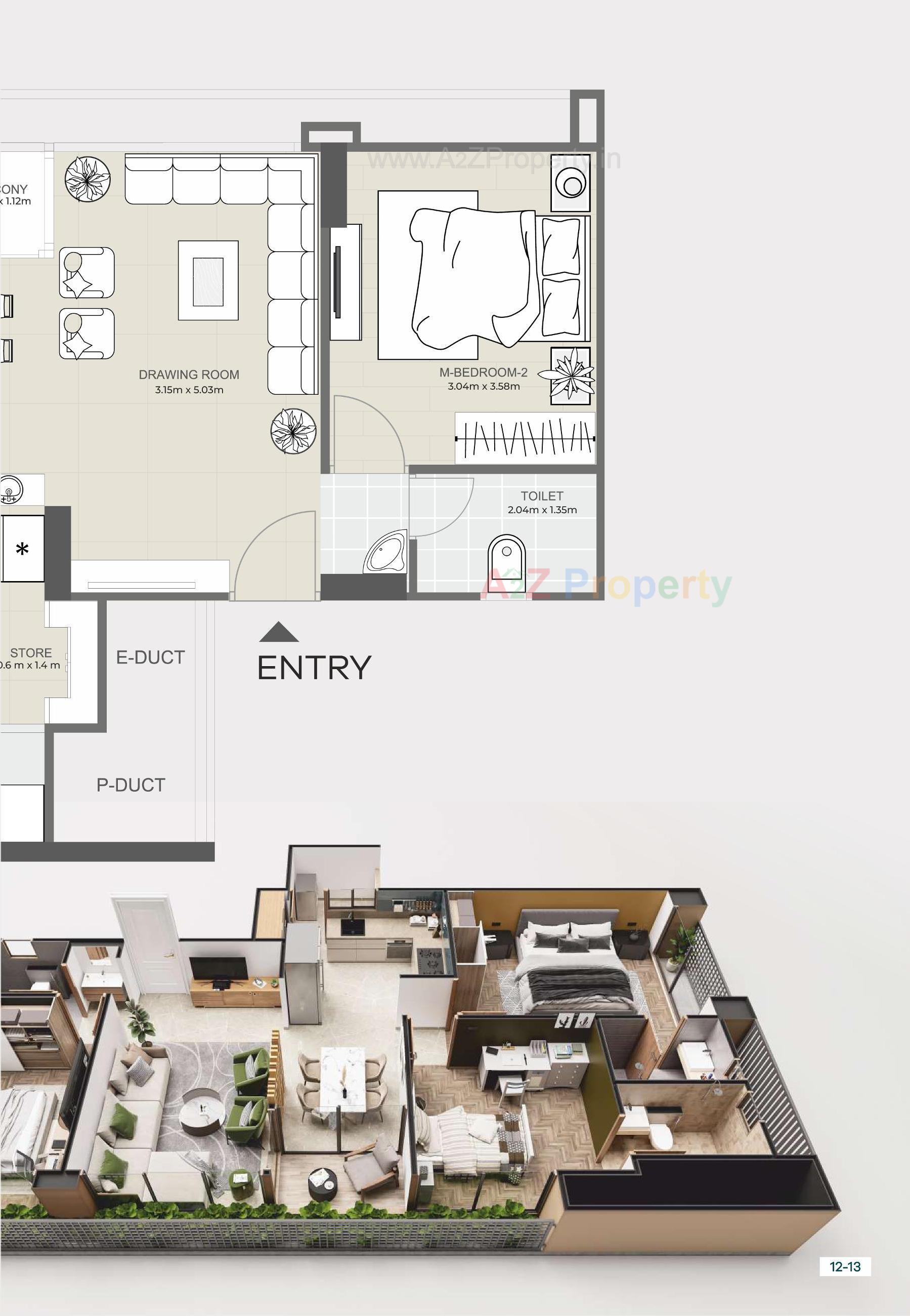 Layout of real estate project Satvam Glory located at Sargasan, Gandhinagar, Gujarat