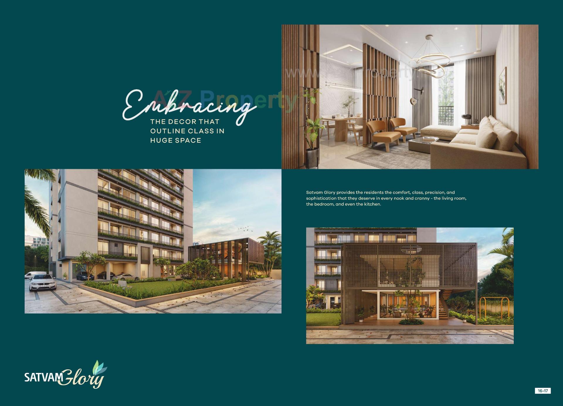  of real estate project Satvam Glory located at Sargasan, Gandhinagar, Gujarat