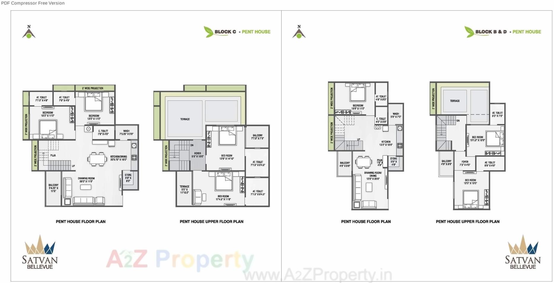 Layout of real estate project Satvan Bellevue located at Kudasan, Gandhinagar, Gujarat